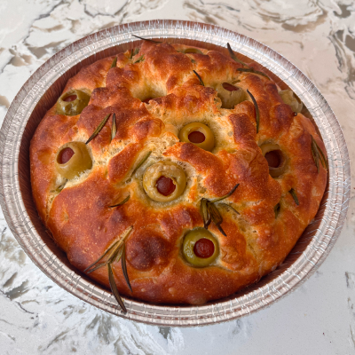 The Impressor (Olive and Rosemary Focaccia)