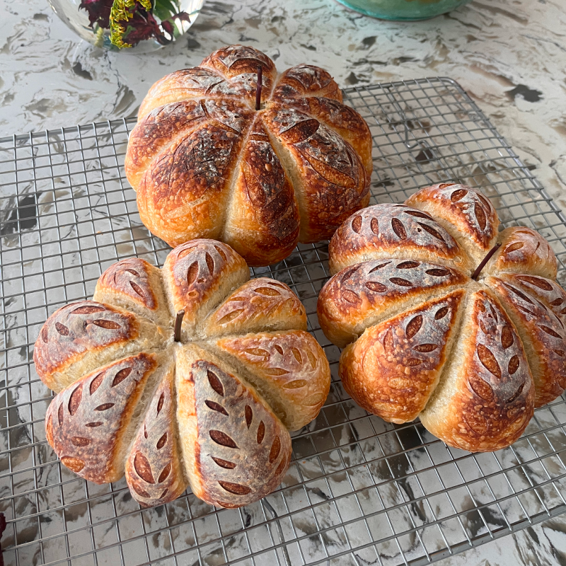 Pumpkin Shaped Sourdough