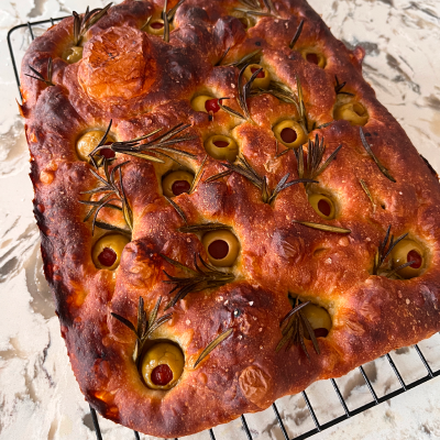 The Impressor (Olive and Rosemary Focaccia)